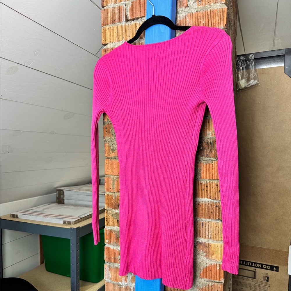 Major Label Group Ribbed Button Cardigan - Picture 2 of 4